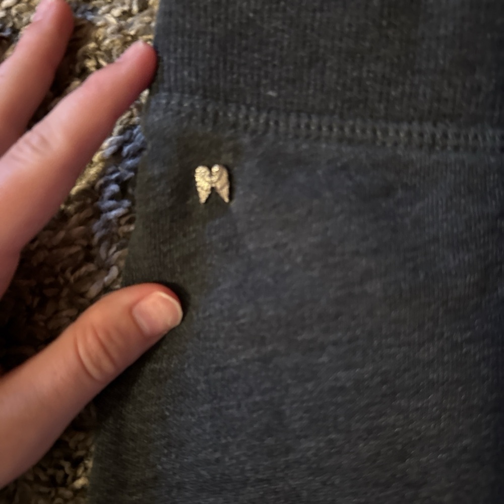 Vintage Victoria Secret Dark Gray Sweater with Angel Wing Detail